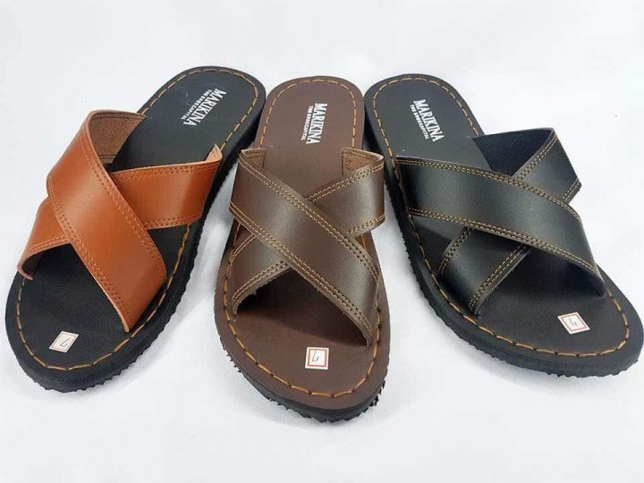 Men's PU Leather slipper X marikina made