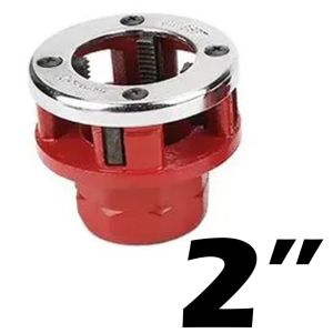 Manual Threading Machine 1/2 3/4 1 2 Inch Plastic Pipe Water Pipes 6 Die Head Threader Tool Kit