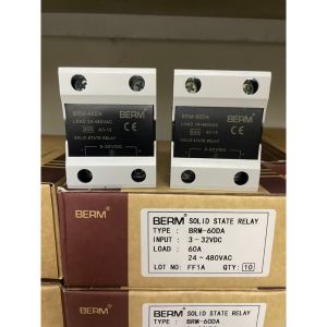 Rơ le bán dẫn SSR Berm 40A/60A/100A BRM-40DA BRM-60DA BRM-100DA BRM-40VA BRM-60VA BRM-100VA