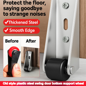 Door Bottom Wheel Stainless Steel Anti Sagging Universal Sliding Door Guide Wheel Antiskid Bracket Wheel