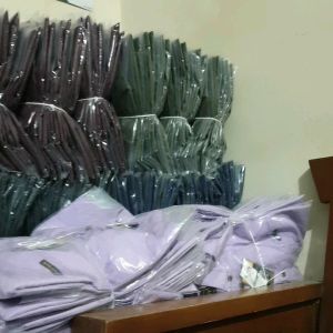 Kemeja polos pria lengan pendek warna dusty pink ukuran S M L XL XXL 3XL