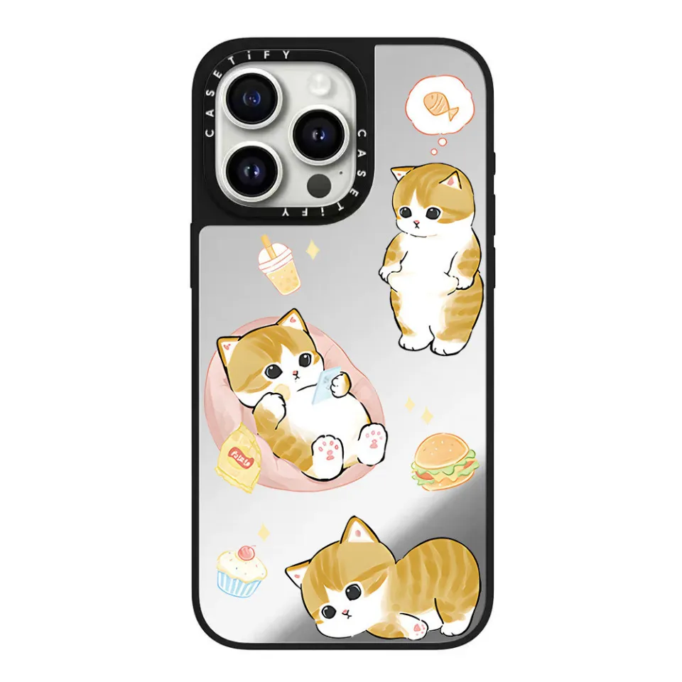 Casetify x Mofusand New Cat Pattern Shockproof Mirror with Magsafe