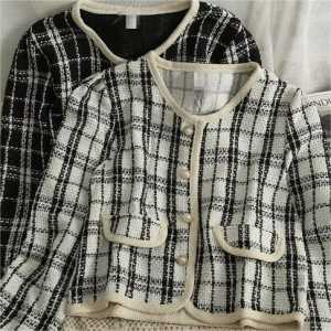 Shenel | Zola Tweed Blazer Top Blazer Tweed Kotak Outer Wear Casual koran Looks