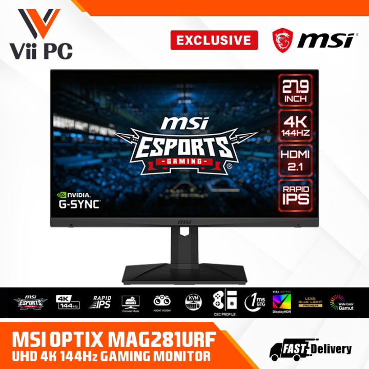 Refresh Rate 144 Fps Hdmi EXCLUSIVE] MSI Optix MAG281URF 28