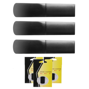 3Pcs Sức Mạnh sáo Saxophone 1.5/2.0/2.5 Nhựa Soprano Saxophone ống ngậm Reed Cho Saxophone Người Mới Bắt Đầu Sinh Viên