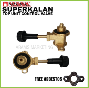 Superkalan Control Valve Spare Part for Gas Stoves - High Quality Material Durable & Heavy Duty Perfect Fit & Easy Install Reliable Performance Free Gasket
