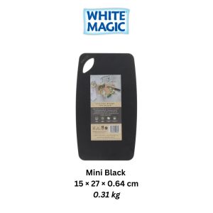 White Magic Eco Basics Sage Cutting Board Black Color (4 Sizes Available)
