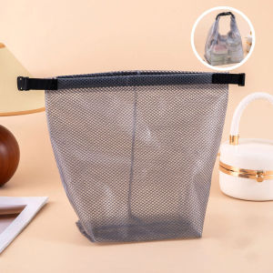 Large Capacity Mesh Shopping Bag Large Capacity Grocery Bag Foldable Handbag