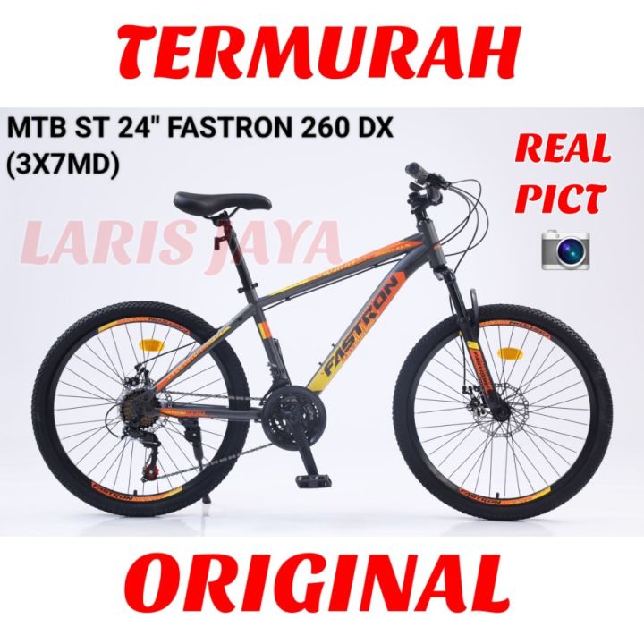 SEPEDA GUNUNG MURAH UKURAN 24 INCH SEPEDA MTB FASTRON BY PACIFIC ASLI