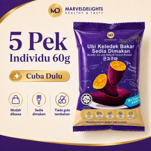 HALAL [MarvelDelights] Baked Sweet Potato Ready-to-eat (60g)