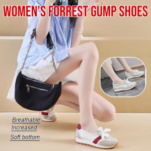 Womens Forrest Gump Shoes Summer Soft Bottom Flats Soft Surface Invisible Height-Enhancing Comfortable Breathable