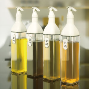 Oil Pot Household Kitchen Glass Automatic Opening and Closing Household Leak-proof Soy Sauce Vinegar Seasoning Bottle Oil