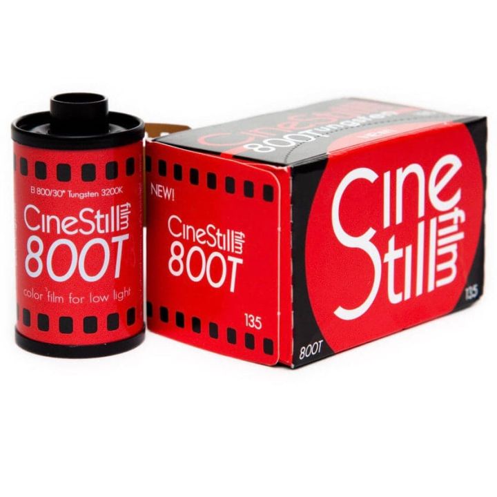 ฟิล์มสี CineStill 800T Tungsten 35mm 36exp Color Film 135-36 ฟิล์ม 135 ...