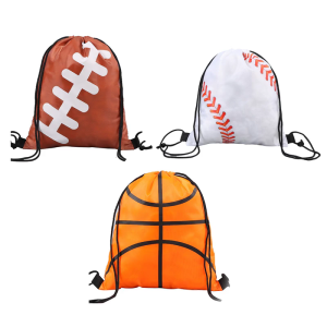 Sports Balls Storage Bag Drawstring Backpacks Bag Gym Backpacks Bag for Football Basketball Volleyballs Swimming Gears