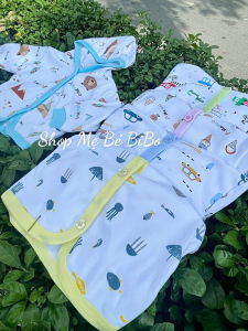 ÁO KHOÁC CÓ NÓN Cho Bé Sơ Sinh HỌA TIẾT Chất Cotton có nhiều hình vải mềm mại không bị hầm bí