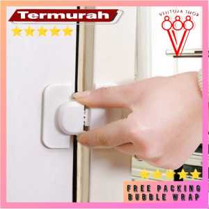 Promo Pengaman Laci Lemari Safe Lock Pengait Pintu Penahan Kulkas Pengunci Furniture Pelindung Bayi Baby Safety Lock Serbaguna