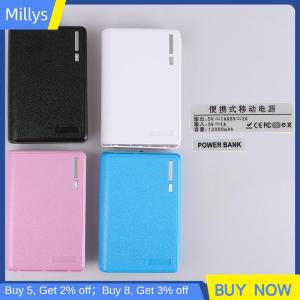 Millys 4x18650 giữ pin 5V kép USB ngân hàng điện hộp pin solderless điện thoại di động Kit DIY trường hợp sạc lưu trữ trường hợp