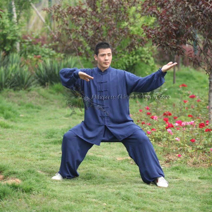 Tai Chi Uniform Cotton Colors High Quality Wushu Kung Fu