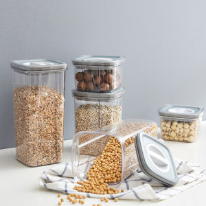 Milk Container Food Storage Twist Lock Airtight Organizer Tank For Grain Cereal Milk Food Fresh Box Sealed Jar Canister Leakproof