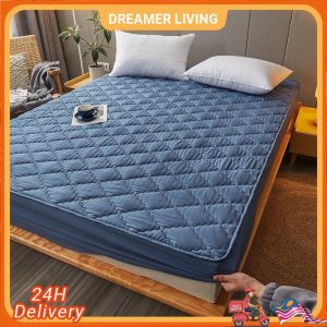 Dreamer Living Waterproof Bed Sheet Bed Cover Mattress Protector Cover Bed Pad Bedspread Single/Double/Queen/King 床单