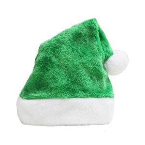 Carnival Santa Claus Thicken Beanie with Pompom Multi Color Adult Warm Velvet Christmas Hats for Women Men Kids Gift