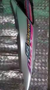 เฟรม125sโฉมi ดำท้ายบอน มี13ชิ้น งานAbs ประกอบสนิท งานดีสีสวย  ติดสติ๊กเกอร์มาพร้อมประกอบ