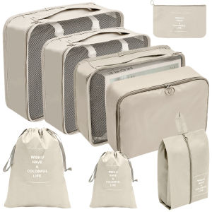 Travel Storage Bag 7Pcs Set Travel luggage Organizer Clothes Luggage Packing Cubes Clothing Sorting Packages Organizer Box