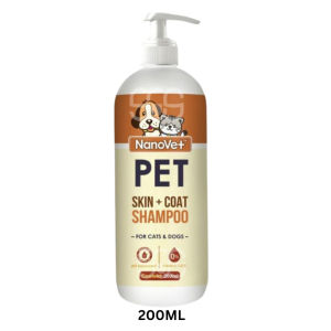 Ready stock 🇲 🇾 NanovetSkin + Coat Shampoo for Cat and Dog - Medicated Shampoo (200ml/500ml)