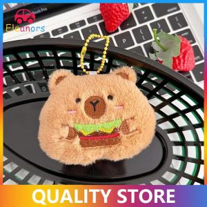 [Eleanor] Dễ Thương Sáng Tạo Squeaky Capybara Búp Bê Sang Trọng Đồ Chơi Nhồi Bông Keychain Mặt Dây Chuyền Túi Treo Trang Trí Nữ Tính Ba Lô Quyến Rũ Trẻ Em Món Quà Sinh Nhật