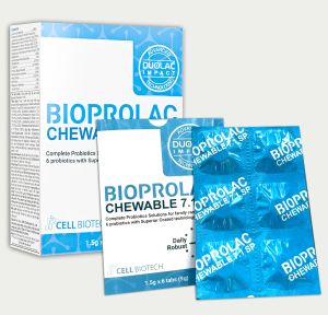 Men vi sinh Bioprolac chewable 7.1 SP dạng viên nhai giúp tiêu hóa khỏe mạnh bổ sung lợi khuẩn probiotics vitamin - fresh food & cosmetic