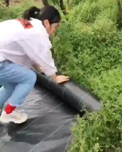 Garden Weeding Barrier Landscape Fabric Durable&Heavy-Duty Weeding Block Gardening Mat Easy Weeding