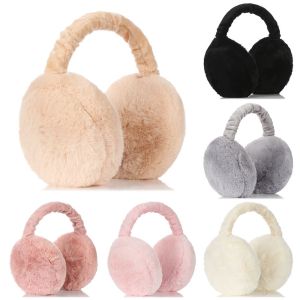 WLVYH Fashion Warmer Autumn And Winter Earflaps Solid Color Women Earmuffs Ear Cover