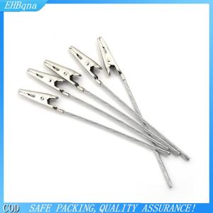 COD 10 chiếc kẹp cá sấu kim loại Kiểm tra điện không cách điện dài 10cm