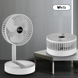 Foldable Fan with USB rechargeable 3-speed Adjustment Portable Storage Mute Electric Fan