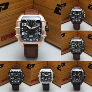 Jam Tangan Pria Expedition E 6822 E6822 EXP 6822 Original Garansi Resmi 1 Tahun - Leather