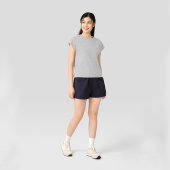 [NEW COLOUR] Oxwhite Women Cap Sleeve Top
