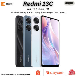 【Global Version】 Redmi 13C 5G (8GB+256GB) 50MP Cam 6.74" 90Hz Helio G85 5000mAh Battery