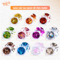 Phụ kiện lá phong làm nail - Set lá phong 12 ngăn đắp gel, trang trí móng xu hướng Thu Đông NailBND. 