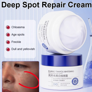 ⚡JUELREOU Whitening and anti-freckle cream 30g Krim Bintik Pemutih Efisiensi Tinggi  Krim Bintik Pelembab moisturizing anti-freckle cream effectively lightens spots and brightens skin tone Krim Pemutih & Penghilang Noda