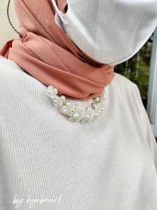 Hijabnur1 - Kalung Hijab Kelopak Bung - K alung Wanita Handmade