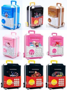 Music Cartoon ATM Money & Coin Box Piggy Bank – Birthday & Christmas Gift for Kids-T109