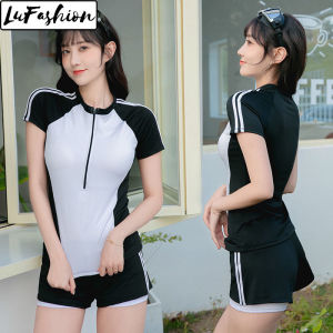Swiming Suit for Women Korean Style Slim Two-piece Sports Fashion Swimsuits