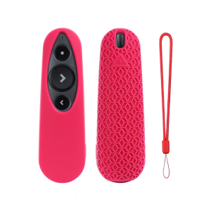 Nonslip trình bày clickers bảo vệ đàn hồi vỏ silicon chống bụi bề mặt đầy màu sắc bọc điều khiển từ xa cho thuyết trình