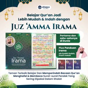 Juz Amma Irama | Buku Al-Quran Hard Cover B5 | Tulisan Jelas Terbaca & QR Code Syekh Sudais | Panduan Tajwid 4 Kode Warna & Transliterasi Latin