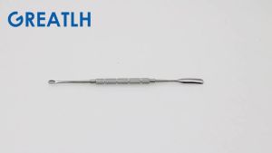 GREATLH Autoclavable Scaping Spoon Stripper Orthopedic Surgical Stripper Orthopedic Instrument Stainless Steel pet