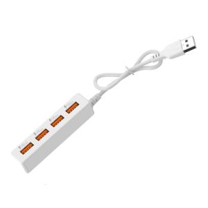 USB Splitter Cable USB2.0 Male to 4 Port Female Multiple USB Port Extender Cable for Data Transfer Power Charging