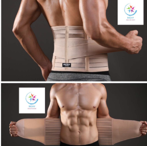 JINGBA พร้อมส่ง!! เข็มขัดพยุงหลัง สายรัดเอว มีแถบ ดามหลัง สีเนื้อ แก้ปวดเมื่อย เสริมบุคลิกภาพ หลังตรง ป้องกันการบาดเจ็บ