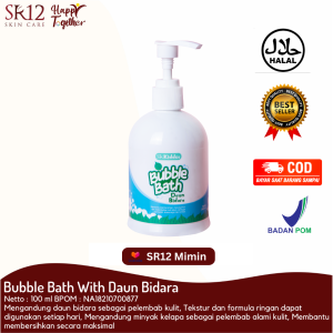 SR12 SRKIDDOS Bubble Bath Daun Bidara Mengatasi Gatal Eksim Kulit Sensitif