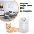 Tuya Wifi Intelligent PIR Motion Sensor Anti Thief Alarm, Timing, Anti pet interference, Voice Alarm, Burglar System Detector for Home, Corridor, Office, Bank. 