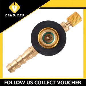 [Csndices] Stainless Steel Camping Gas Stove Switching Charging Inflatable Valve Adapter